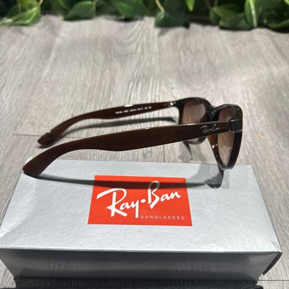 RAY BAN RB4202 607313 ANDY Matte Brown / Brown Grandient 55mm Sunglasses NEW main image 6